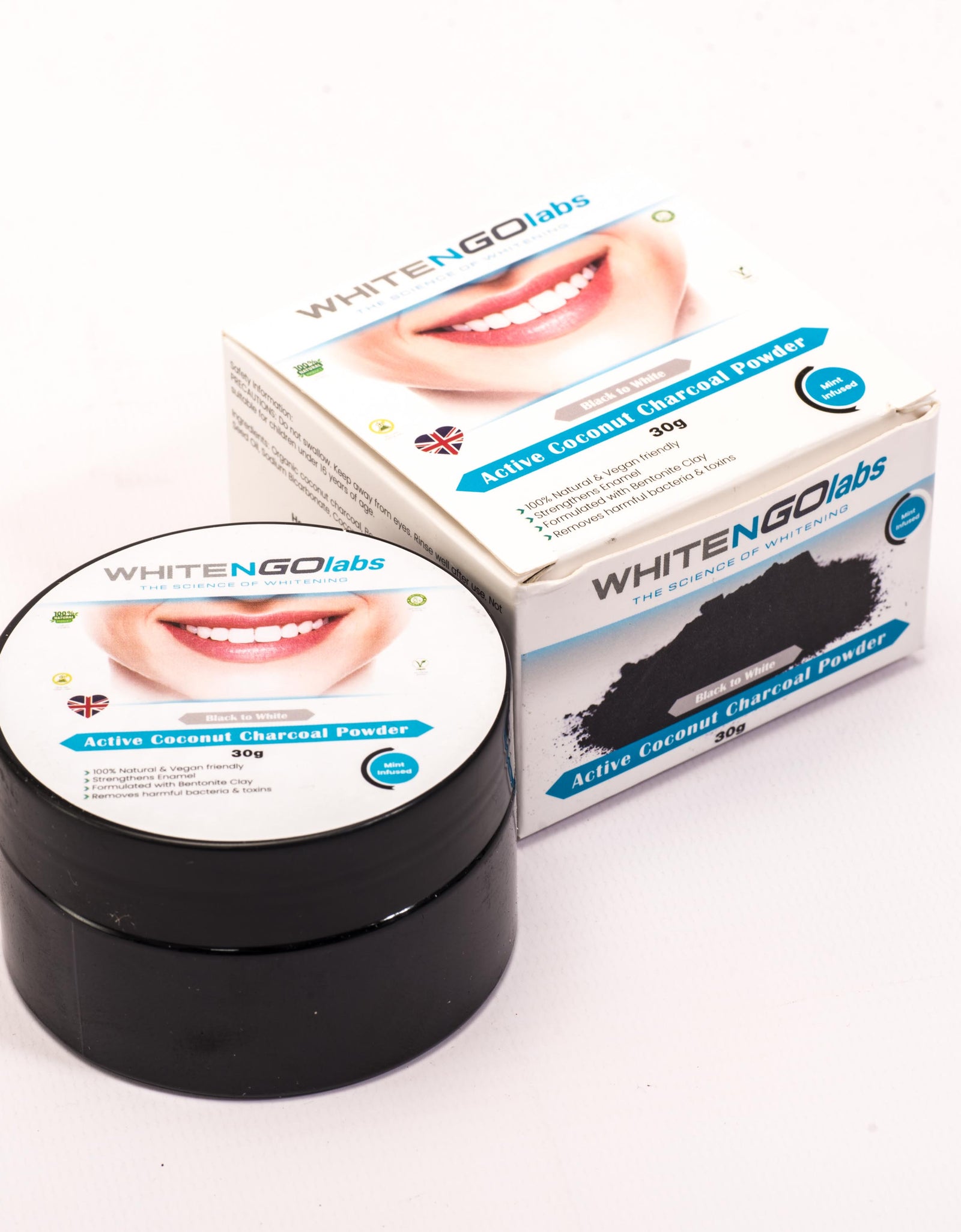 Pack of 5 Charcoal Teeth Whitening Powder