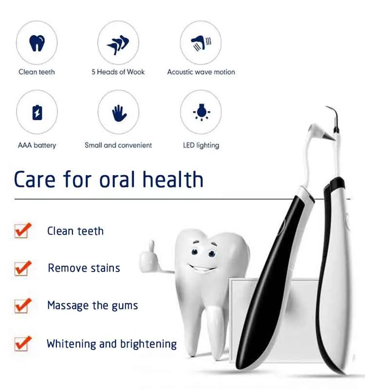 Care for oral teeth with tongue cleaner
